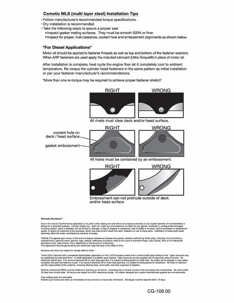 Cometic Gasket Pro3009t Cylinder Head Gasket Kit||mlsinstructions.Jpg||86||c2gpro3009t||1649413