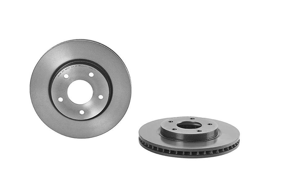 Product of Brembo 09B64721C02 Vented 1 Piece Brake Rotor 