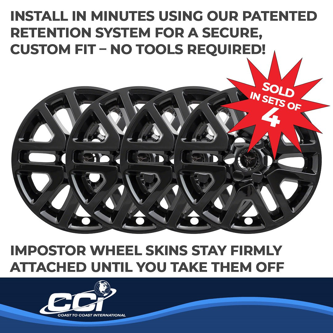 Product of Coast To Coast IWCIMP427BLK Black Set Of 4 