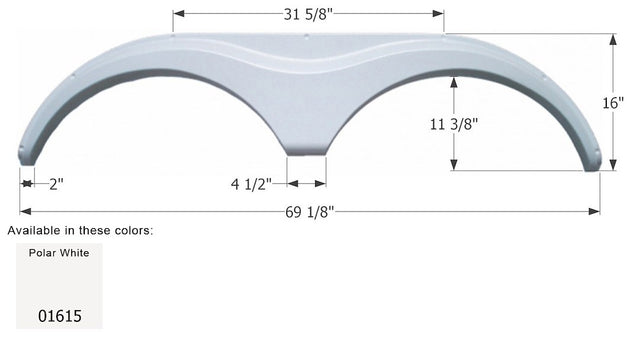 Product of Icon 01615 Fender Skirt