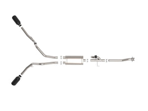 Product of Advanced FLOW Engineering 49-33129-B Gemini XV Cat-Back System Single Exhaust System Kit 