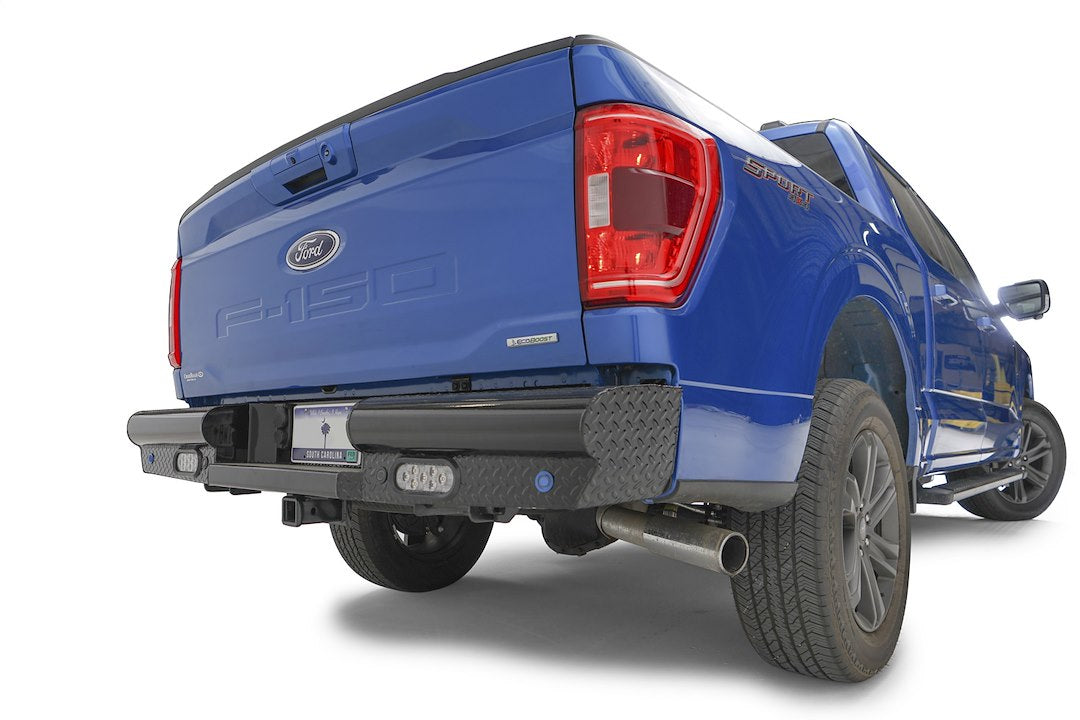 Product of Fab Fours FF21-T5050-1 Black Steel Steel Matte Powder Coated Bumper 