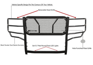 Black Horse Offroad Ru-Fof116-B-Plfr Grille Guard||ru-Fof116-B-Plfr_8.Jpg||93||blkof116bplfr||2469122