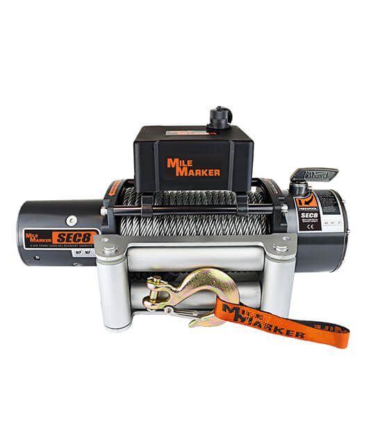 Product of Mile Marker 77-50141W 8000 Pound Vehicle Recovery Winch 