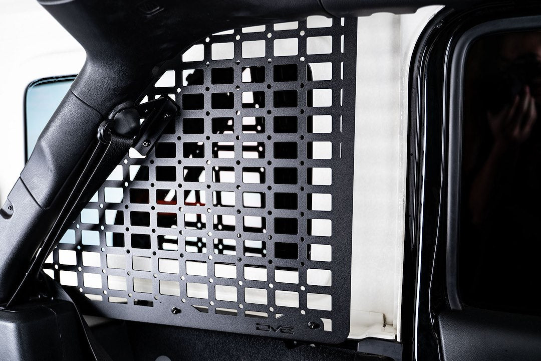 Dv8 Offroad Mpjl-01 Molle Cargo Panel||jeep-Wrangler-Jl-Rear-Molle-Window-Panels.Jpg||95||dv8mpjl01||1628300
