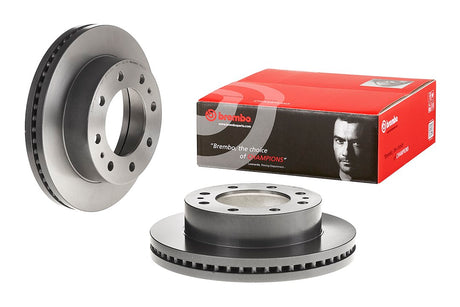 Product of Brembo 09902211C02 Vented 1 Piece Brake Rotor 