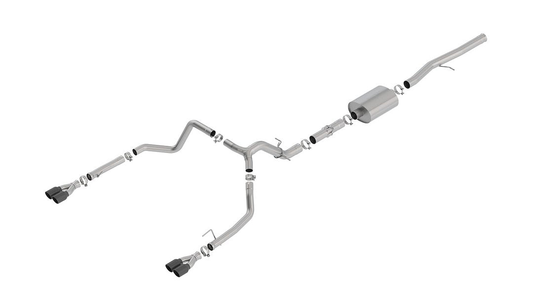 Product of Borla 140776BC ATAK ® Series Cat Back System Single Exhaust System Kit 