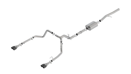 Product of Borla 140776BC ATAK ® Series Cat Back System Single Exhaust System Kit 