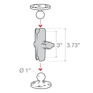 Ram Mounts Rap-B-201u Mobile Electronics Device Mount Arm||rap-B-201u_4.Jpg||89||r1hrapb201u||1560385