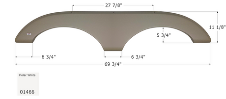 Product of Icon 01466 Fender Skirt