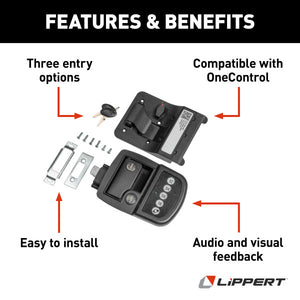 Product of Lippert Components 2022119636 Entry Door Lock