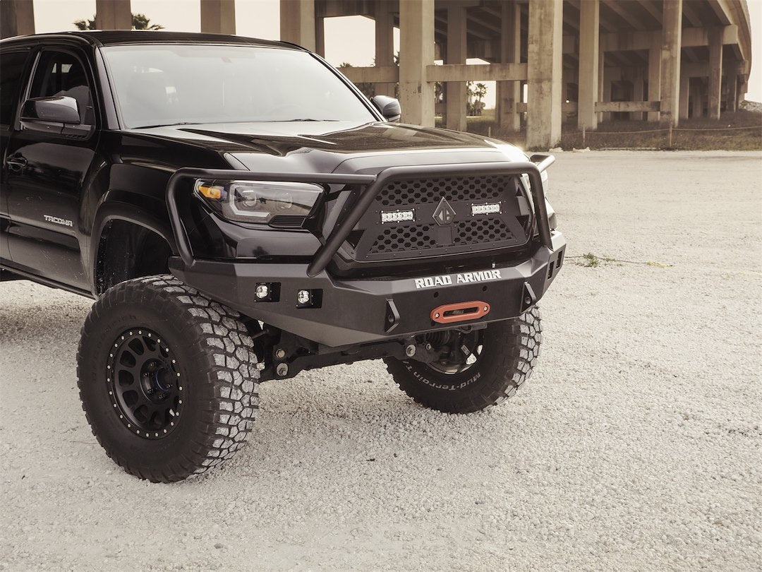 Product of Road Armor 9161F4B Stealth Pre-Runner Steel Satin Powder Coated Bumper 