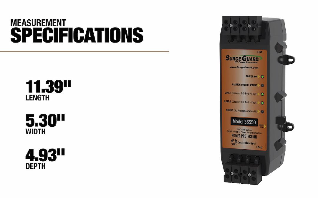 Product of SouthWire Corp. 35550 120 Volt 50 Amp Surge Protector 
