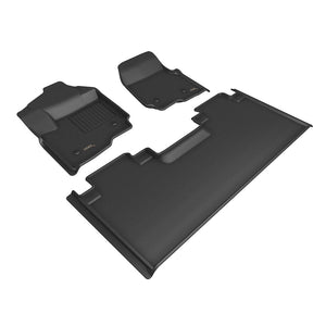 Product of 3D Mats KAGU L1FR16001509 Black Thermoplastic Rubber Of Carbon Fiber Texture Floor Liner 