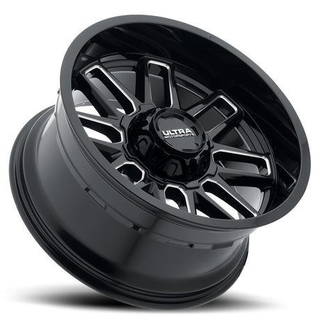 Product of Ultra Wheel 18x9 Black With Natural Accents Wheel - 5x5.00 Bolt Pattern 