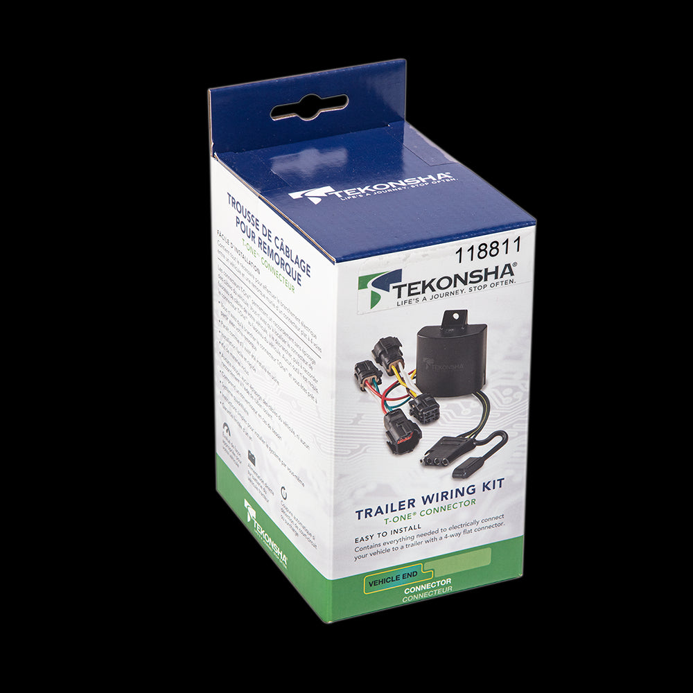 Product of Tekonsha 118811 Vehicle End 4 Flat Trailer Wiring Connector 