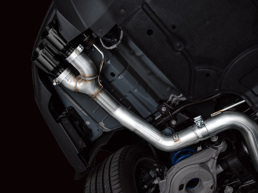 Product of AWE Tuning 3020-43650 Track Edition Cat-Back System Dual Exhaust System Kit 