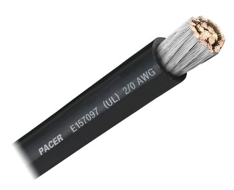 Pacer Marine Wul2/0bk-25 Battery Cable||wul20bk-25_1.Jpg||86||pcrwul20bk25||2115924