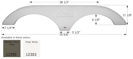 Product of Icon 12303 Fender Skirt