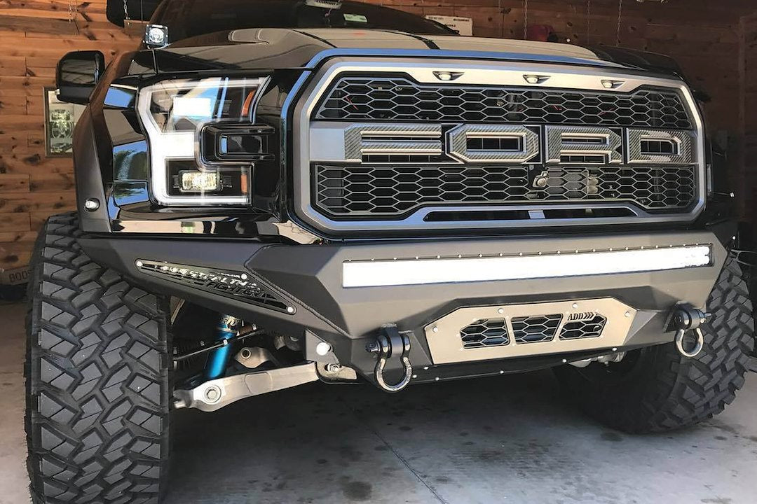 Product of Addictive Desert Designs F111182860103 Stealth Fighter Steel Powder Coated Bumper 