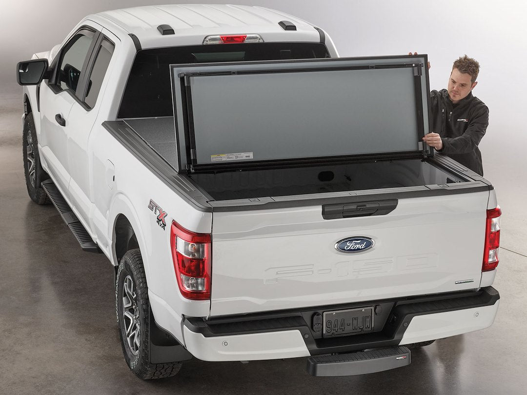 Product of Weathertech (USA) AlloyCover ™ Hard Folding 8HF010074 Tonneau Cover 
