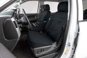Product of Covercraft SS2569PCCH SeatSaver® Black Polycotton Seat Cover 