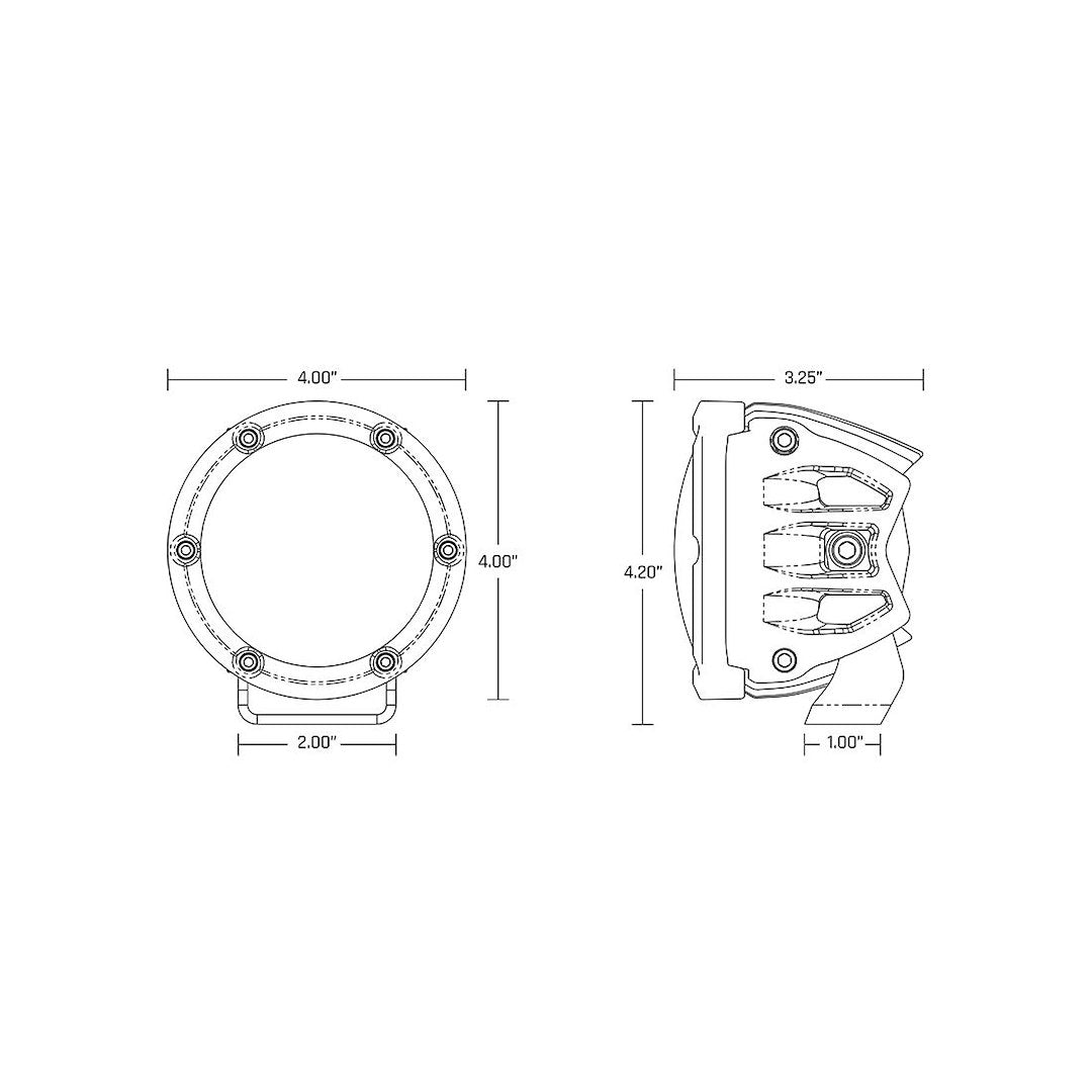 Product of Rigid Lighting 46807 Driving/ Fog Light 