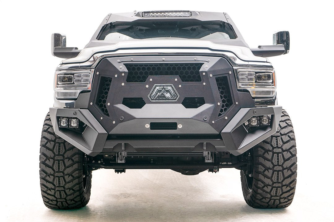 Product of Fab Fours GR4400-1 Grumper Steel Powder Coated Bumper 