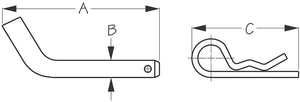 Product of Sea Dog 751062-1 Trailer Hitch Pin
