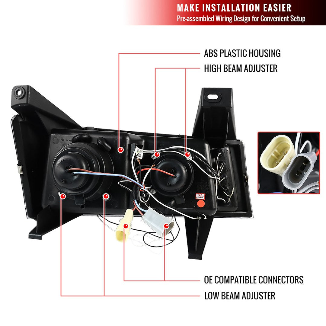 Spec-D Tuning 2lclhp-Col04hg-Tm Headlight Assembly||2lclhp-Col04hg-Tm_11.Jpg||95||sdtclhcol4hgt||1563710
