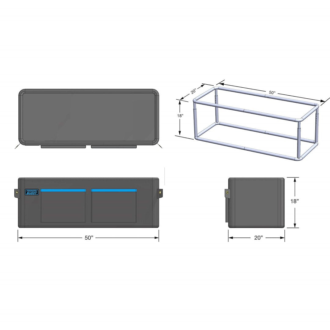 Product of Tonneau Buddy Tbms Cargo Organizer