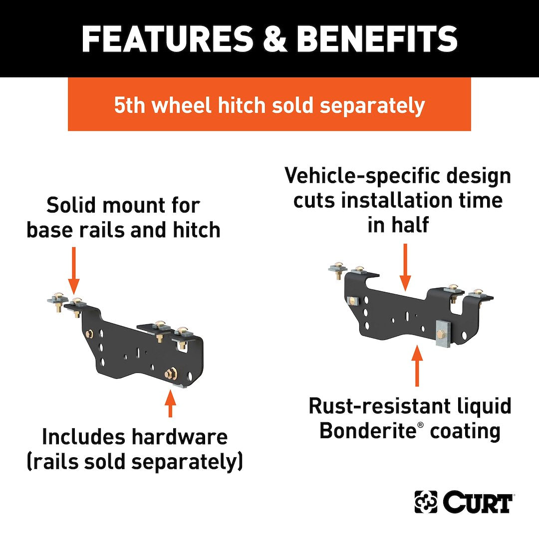 Curt 16448 Fifth Wheel Trailer Hitch Mount Kit||16448_3008x1990_Fa.Jpg||86||c9316448||868080