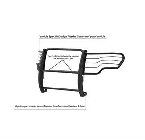 Product of Black Horse Offroad 17FP30MA Grille Guard Modular Black Powder Coated 