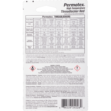 Permatex 24026 Thread Sealant||24026_1.Png||86||p1324026||1295286