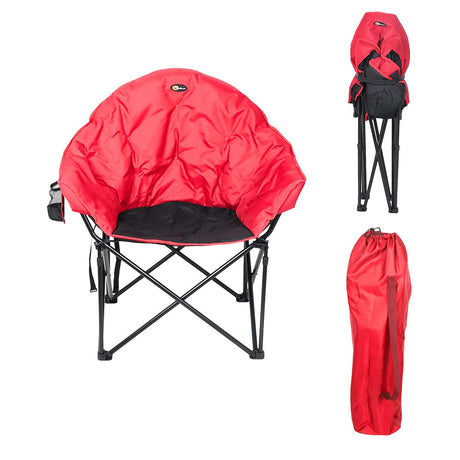 Faulkner 49579h Camping Chair||flk_49579h_Big Dog Bucket Chair_Red Black_B2c_2.Jpg||86||flk49579h||1596523