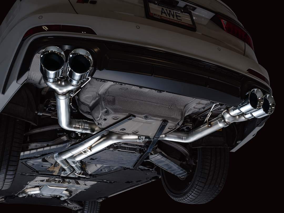 Product of AWE Tuning 3020-42101 Track Edition Cat-Back System Dual Exhaust System Kit 