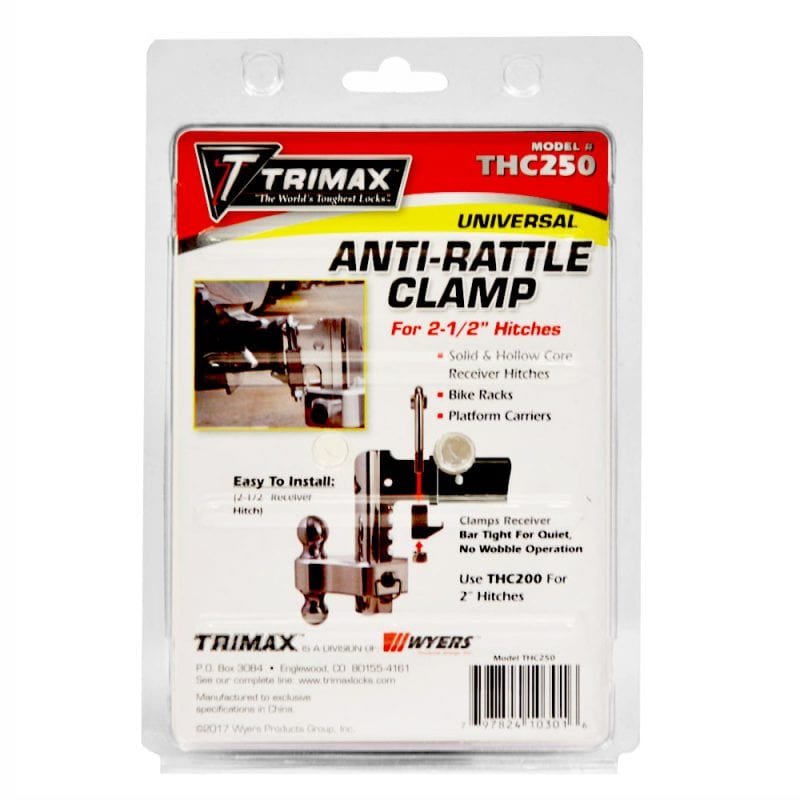 Product of Trimax Locks Thc250 Trailer Hitch Receiver Tube Anti Rattle Bracket