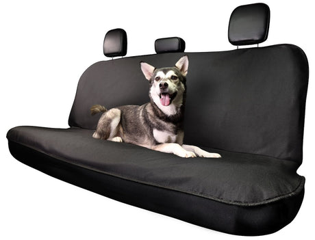 Product of Fia PC701 Semi-Custom Fit Black Polyester With PVC Coated Seat Cover 