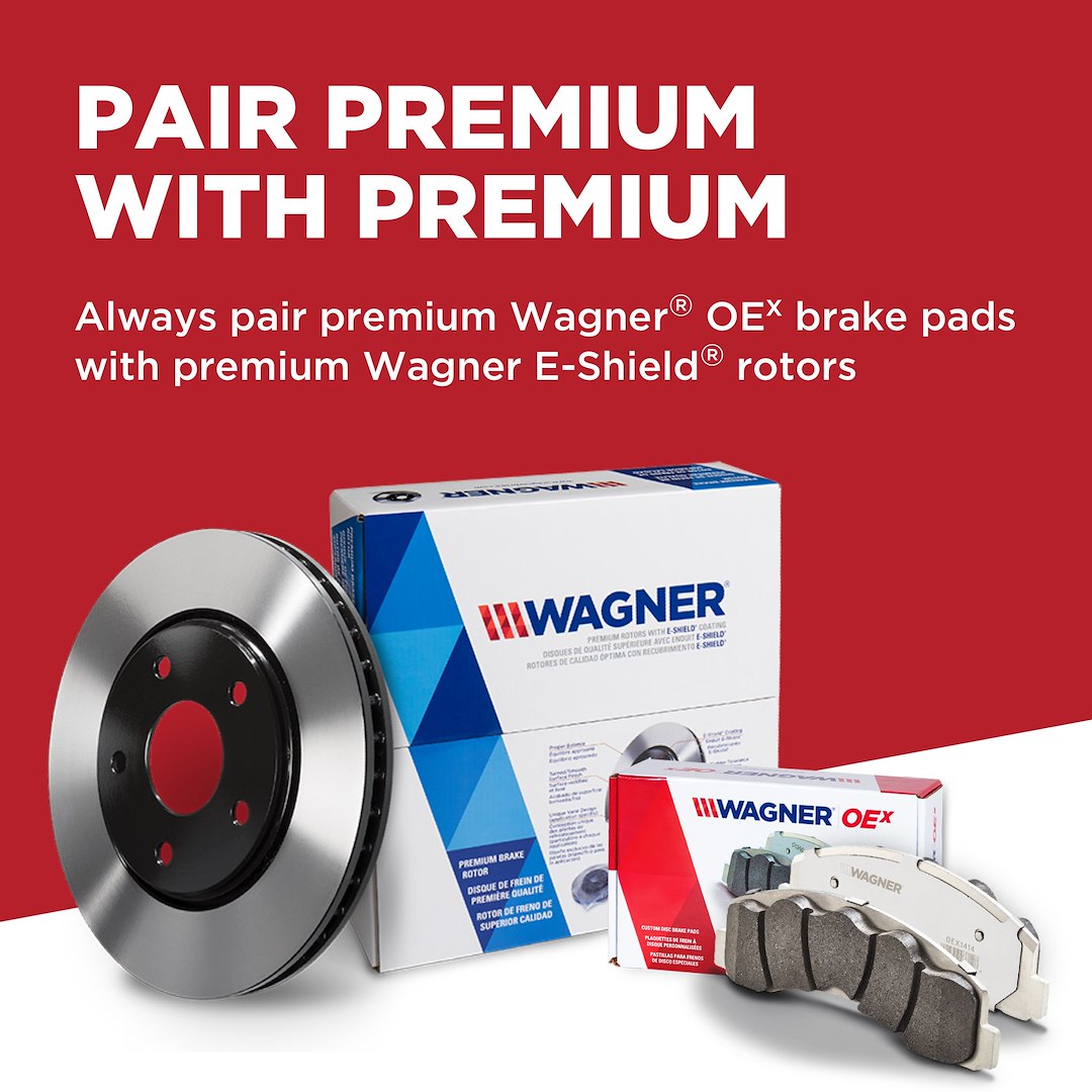 Wagner Brakes Oex1164 Brake Pad||pair With Premium.Jpg||89||w66oex1164||2221120