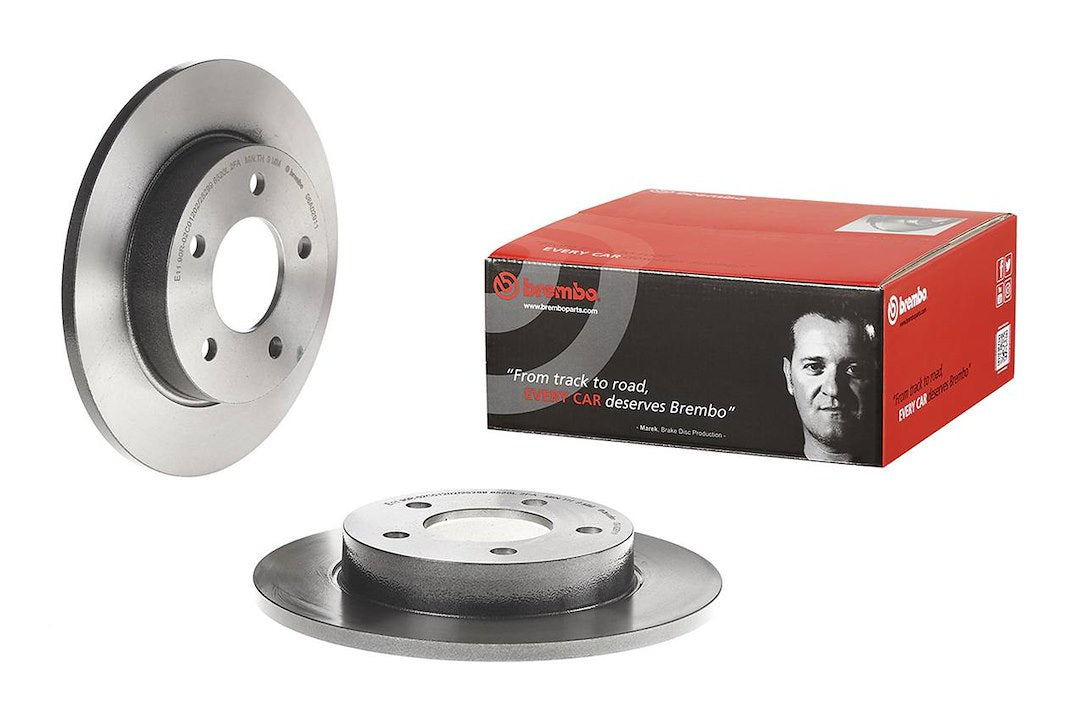 Product of Brembo 08A02911C02 Solid 1 Piece Brake Rotor 
