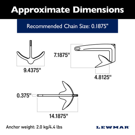 Lewmar 0057902 Anchor||0057902_1.Jpg||86||lew0057902||1756819