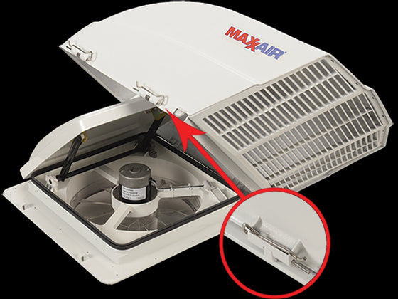 Product of MaxxAir Ventilation Solutions 00-955003 Dome Fan-Tastic, Polar-Aire And Northern Breeze Brands Roof Vent Cover 