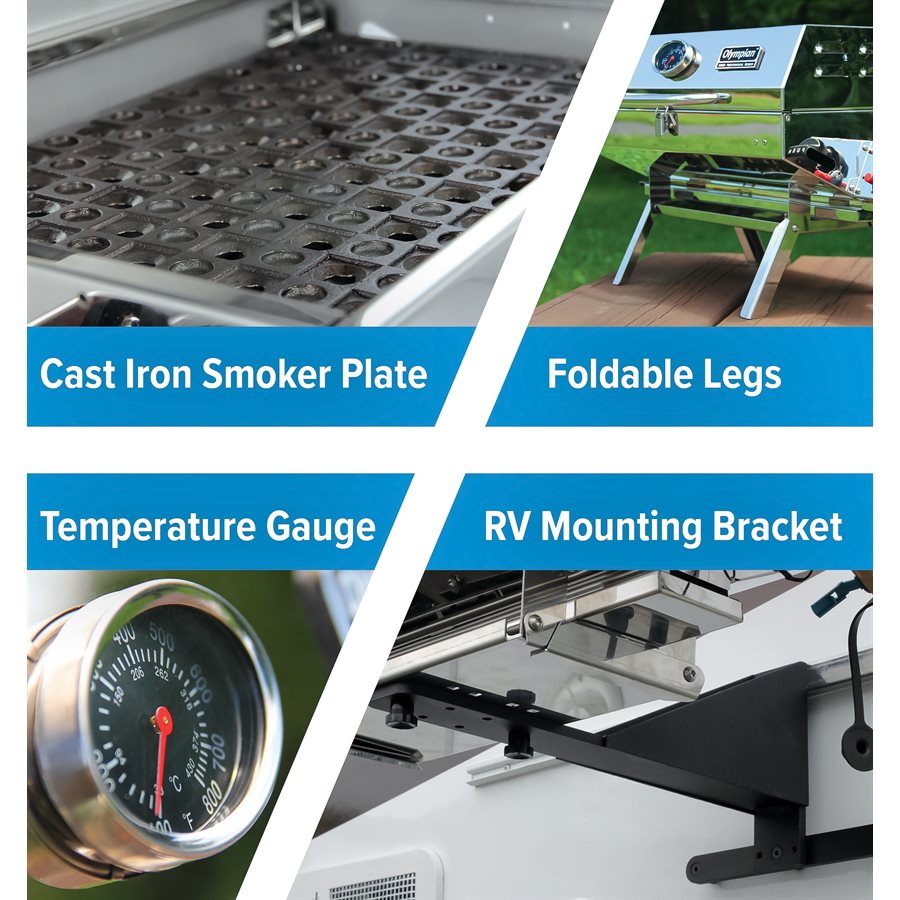 Product of Camco Olympian Stainless Steel RV Grill (57305)