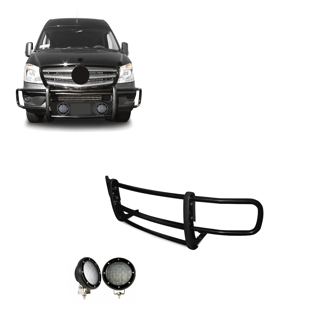 Product of Black Horse Offroad 17D501MA-PLFB Grille Guard  