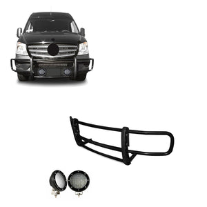 Product of Black Horse Offroad 17D501MA-PLFB Grille Guard  