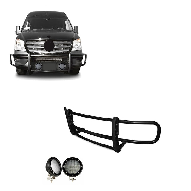 Product of Black Horse Offroad 17D501MA-PLFB Grille Guard  