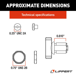 Lippert Components 213112 Access Door Latch||213112_1.Jpg||86||m6v213112||925307