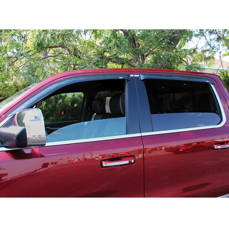 Product of Westin Automotive 72-35432 Wade Wind Deflectors Outside Channel Rainguard 