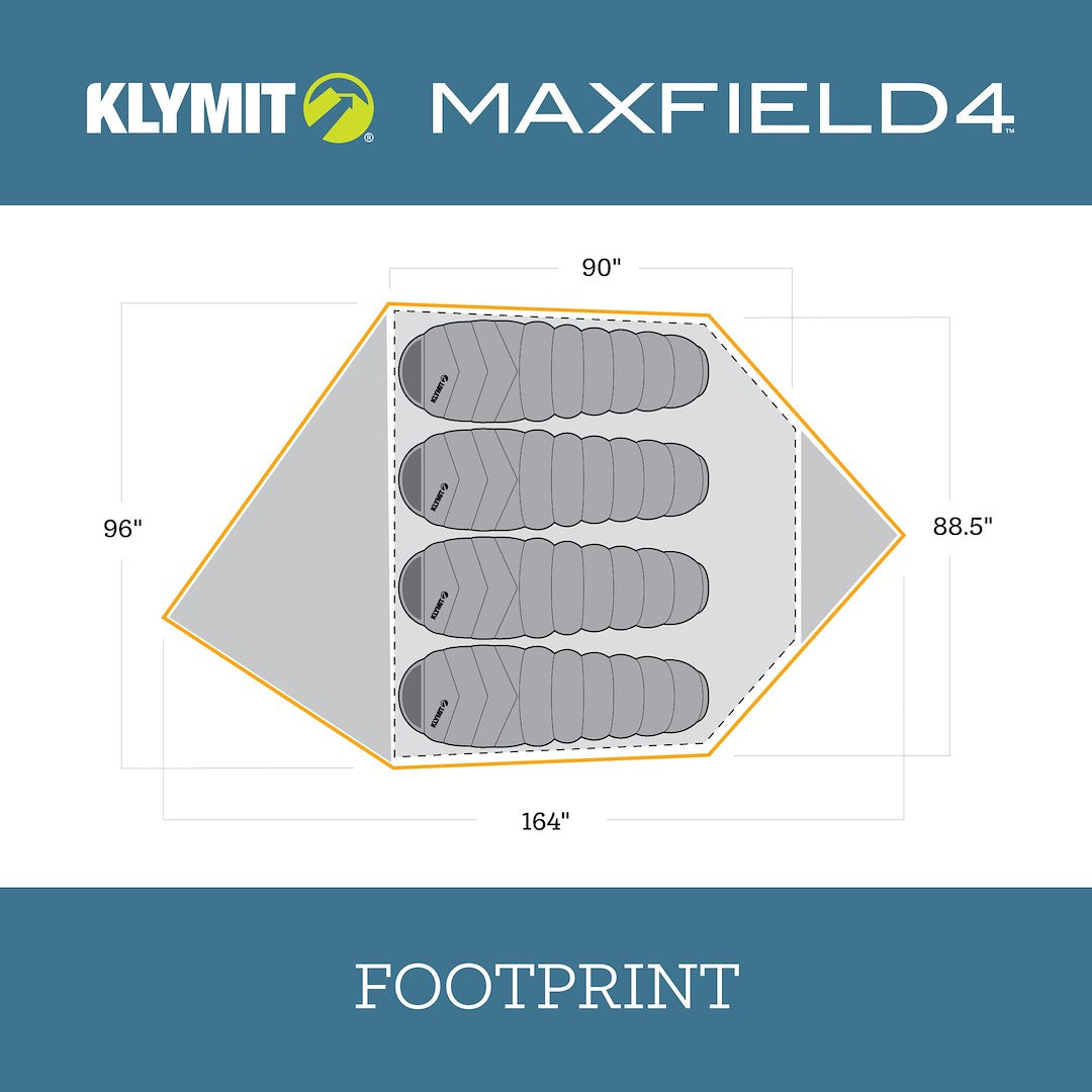 Product of Klymit 09M4OR01D  Tent 
