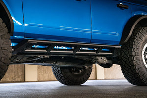 Product of DV8 Offroad SRBR-01 Black Steel Round Rocker Panel Guard 
